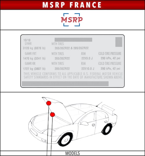 MSRP Lackstift-Set für Karosserie